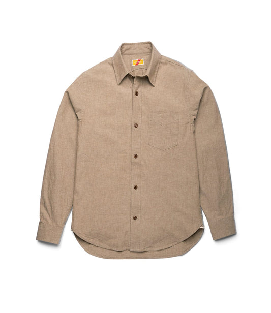 Okayama Selvedge Chambray Tan Apparel Best Made Co.