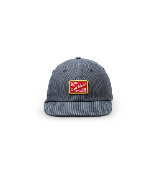 Small Stripe Indigo Ball Cap Accessories Best Made Co
