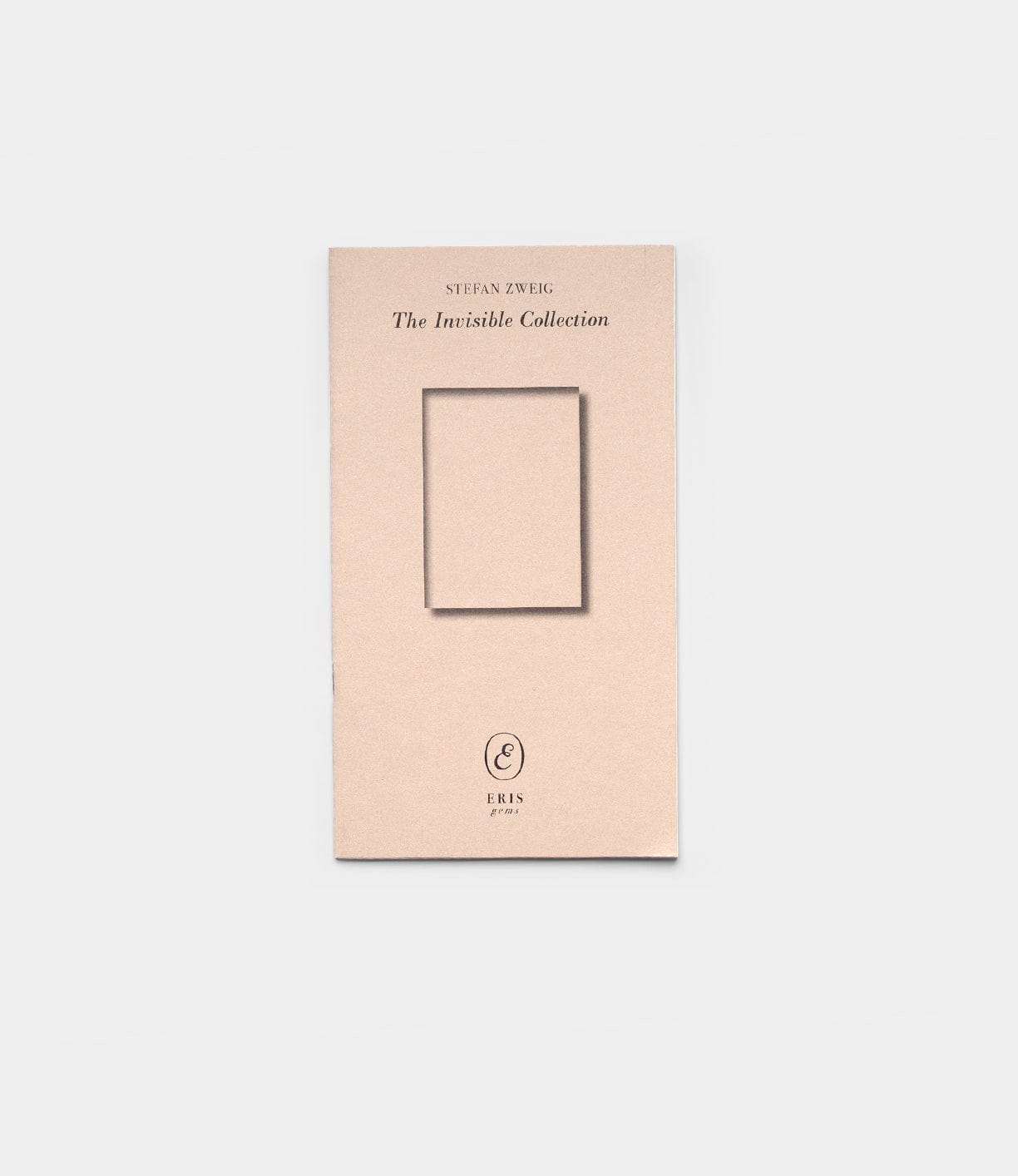 A beige book titled The Invisible Collection by Best Made Co., featuring a plain cover with a blank raised square at the center.