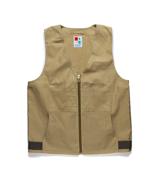 PB-S’s Utility Vest Tan Apparel Best Made Co