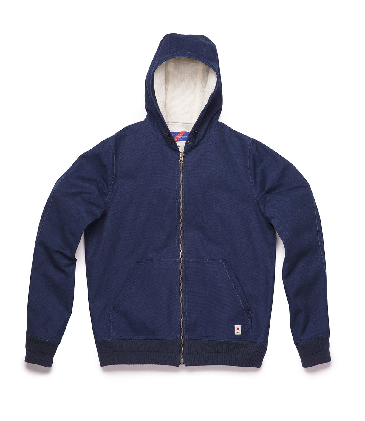 Solid Indigo Reinforced Thermal Jacket Outerwear Best Made Company Archive