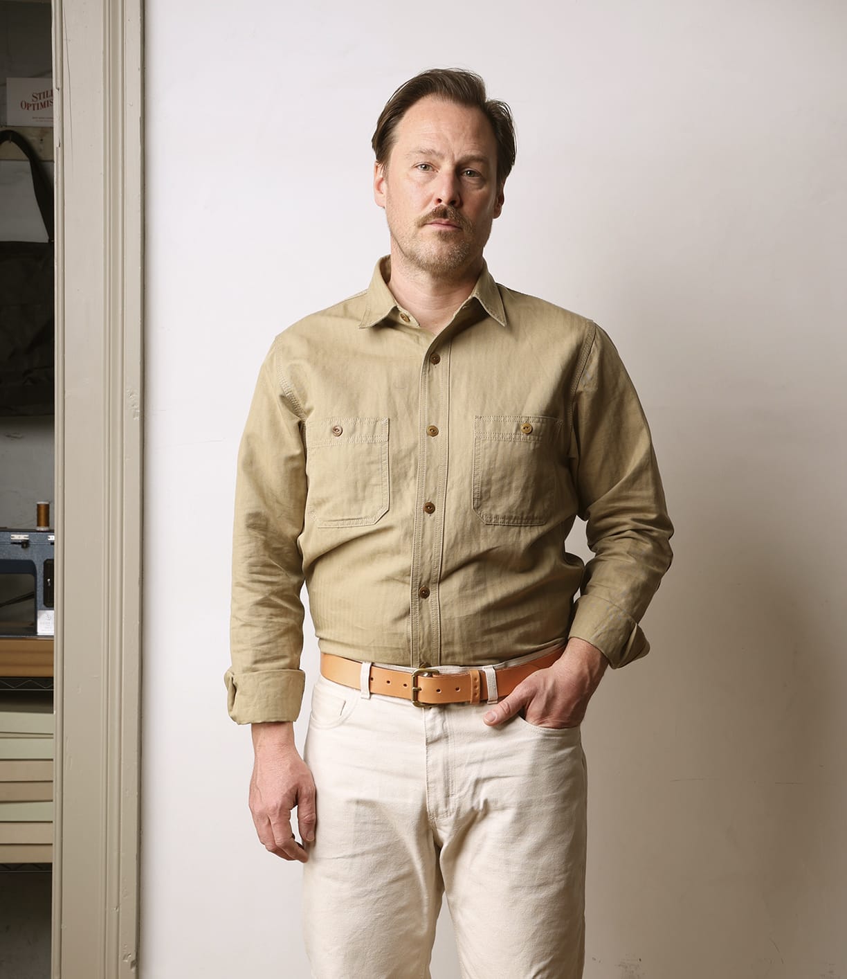 Cotton-Linen Workshirt Tan – Best Made Company
