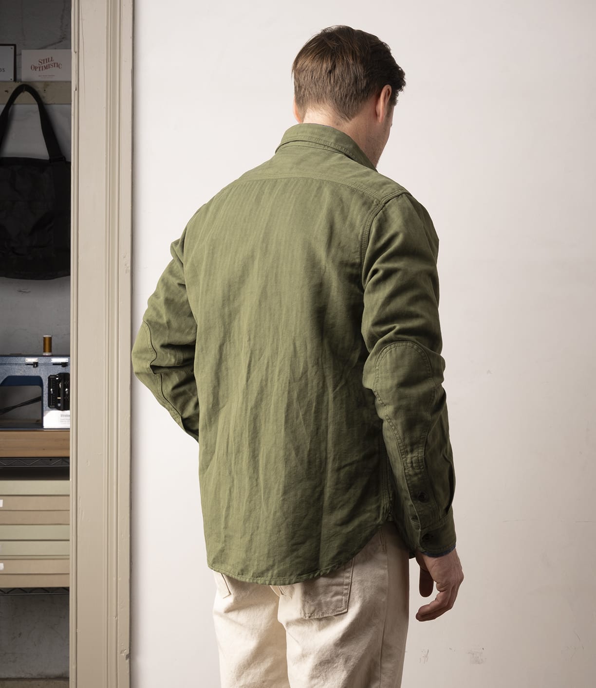 Cotton-Linen Workshirt Olive Drab – Best Made Company