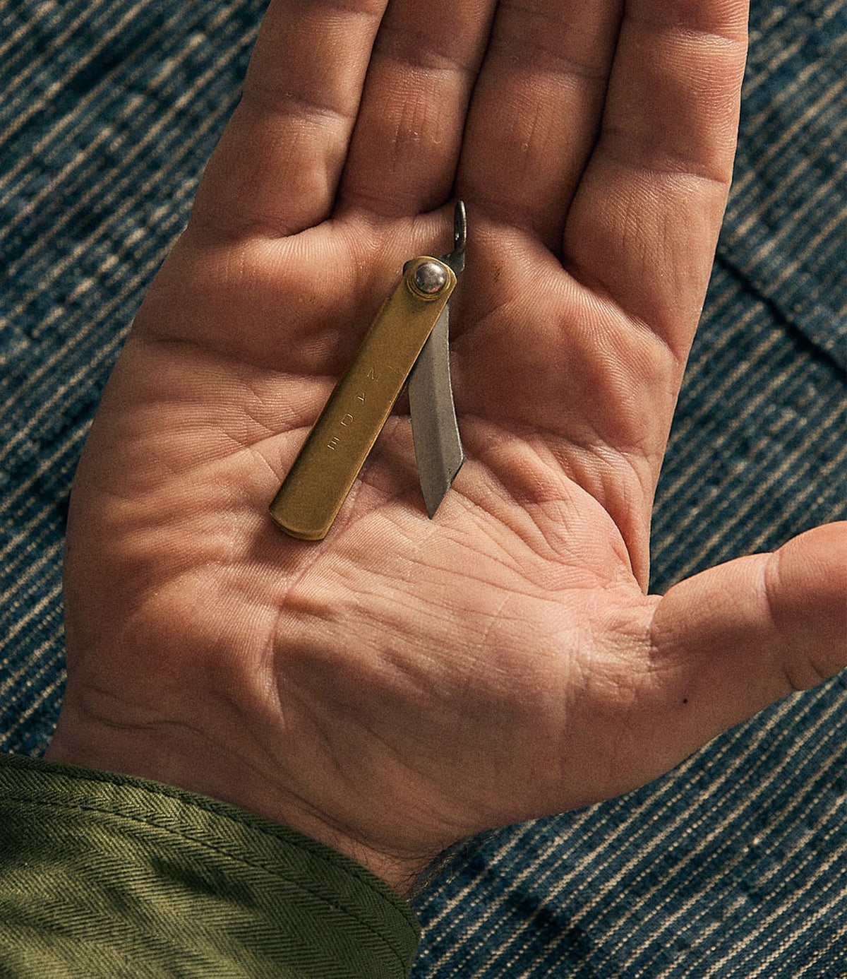 Mini Brass Higo Knife