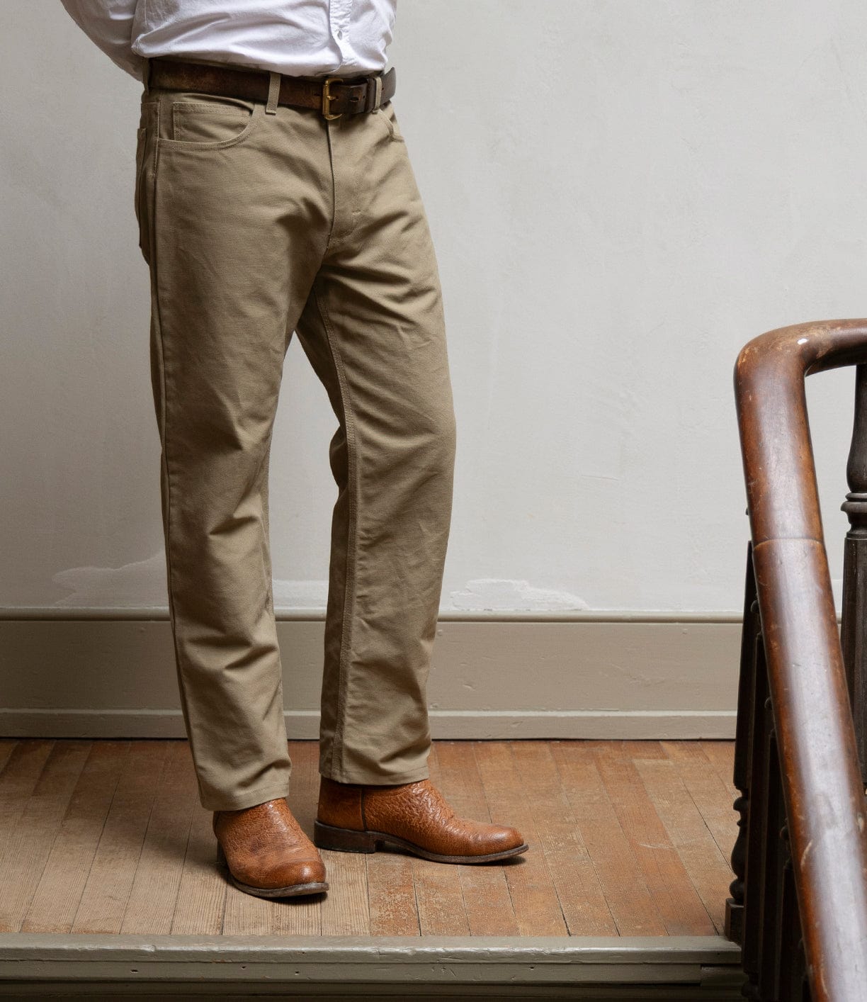 Standard 5-Pocket Pant Tan Apparel Best Made Co