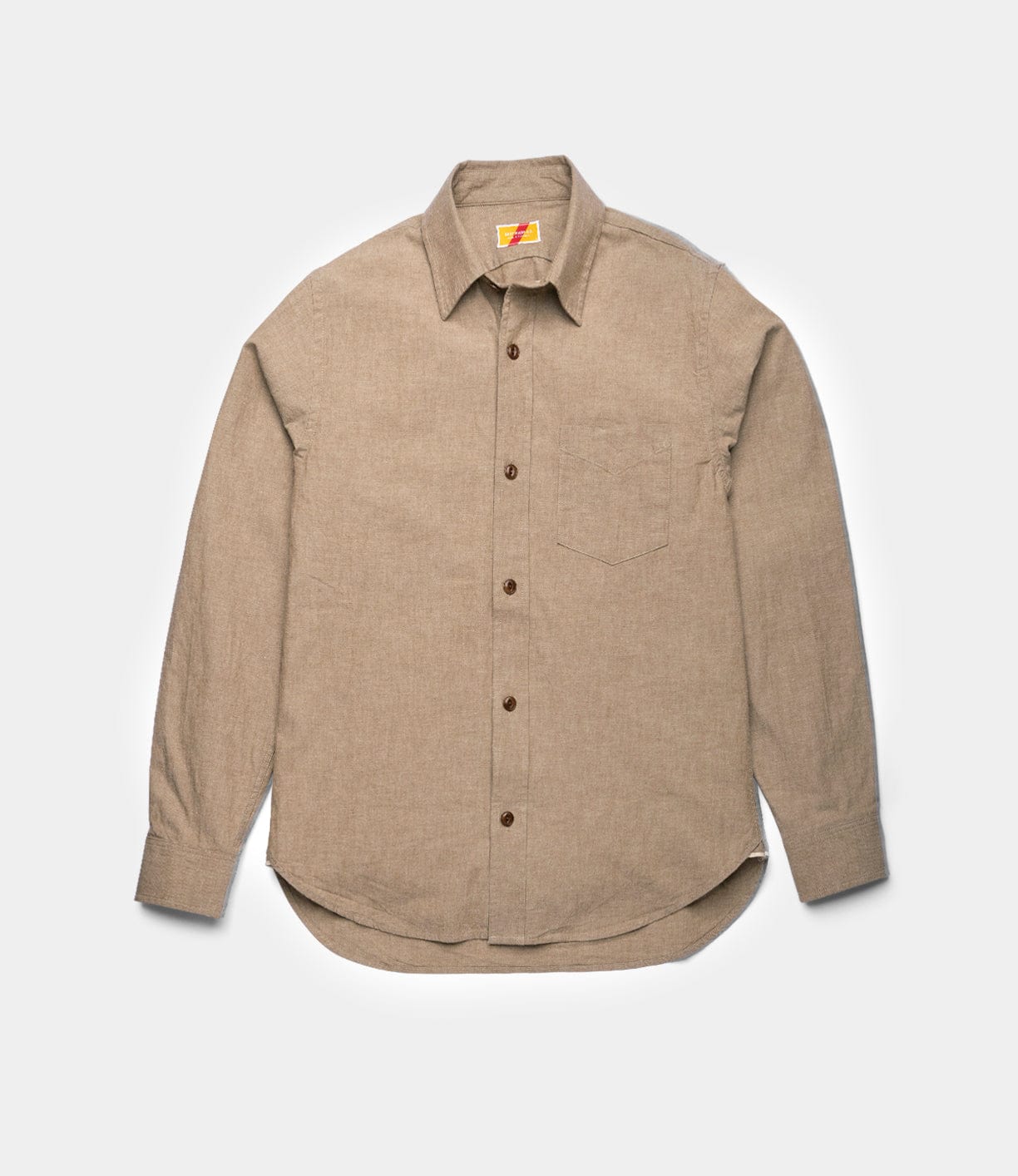 Okayama Selvege Chambray Tan Apparel Best Made Co.