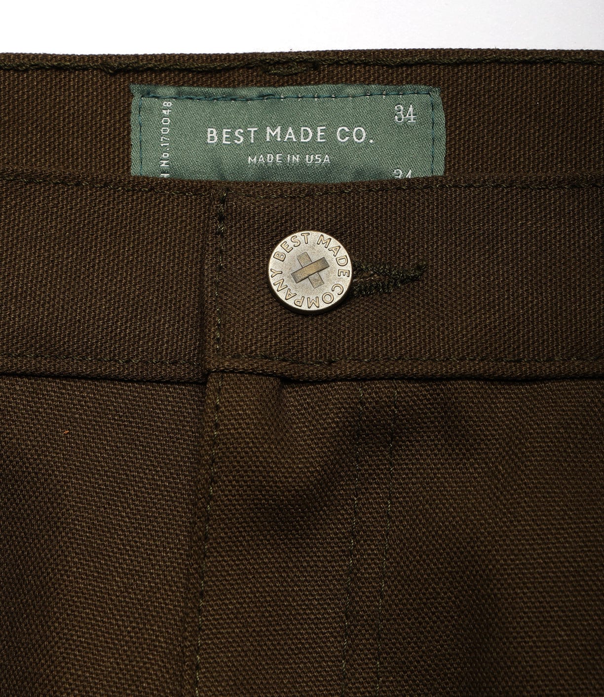 Standard 5-Pocket Pant Deep Olive Apparel Best Made Co