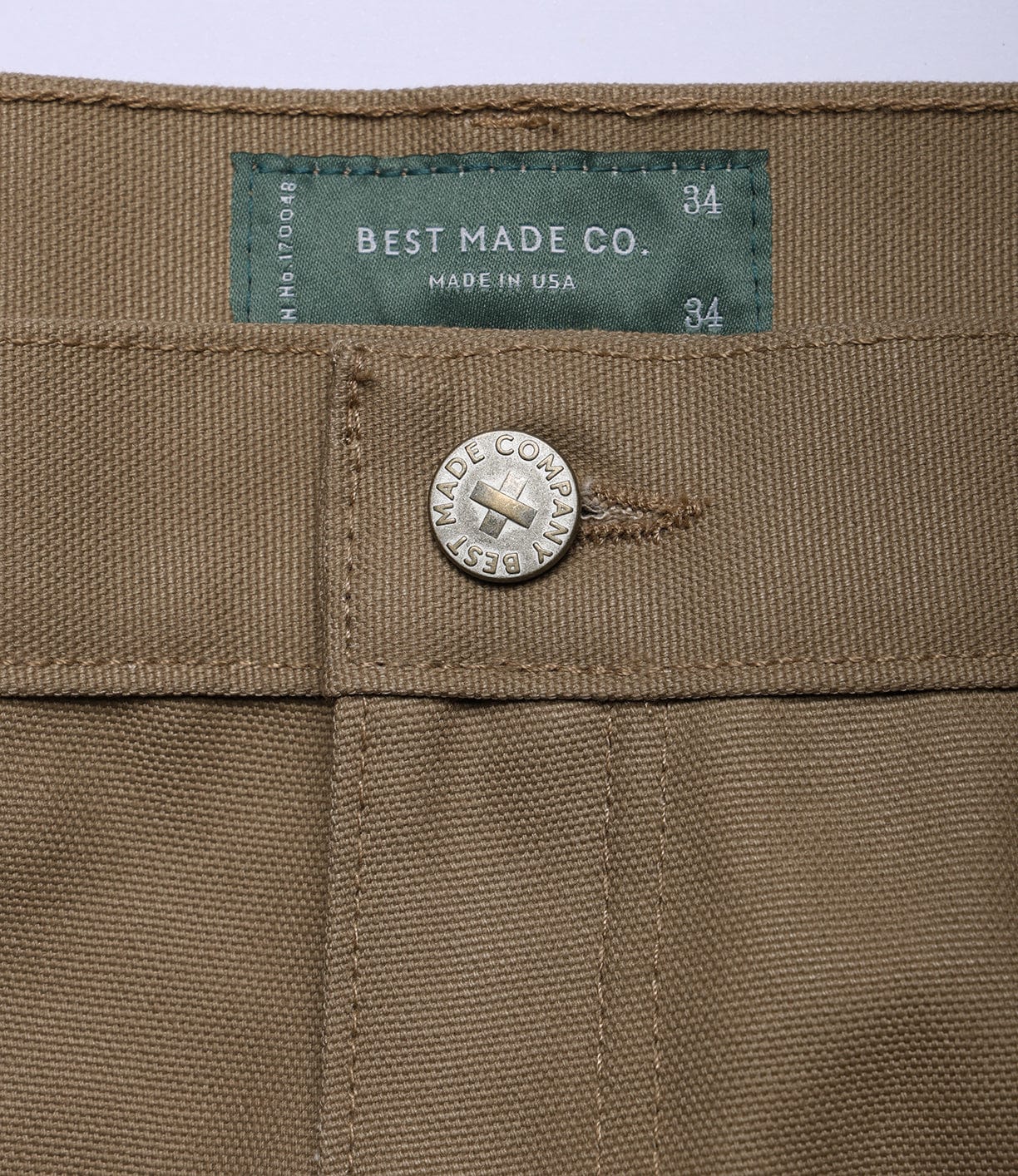 Standard 5-Pocket Pant Tan Apparel Best Made Co