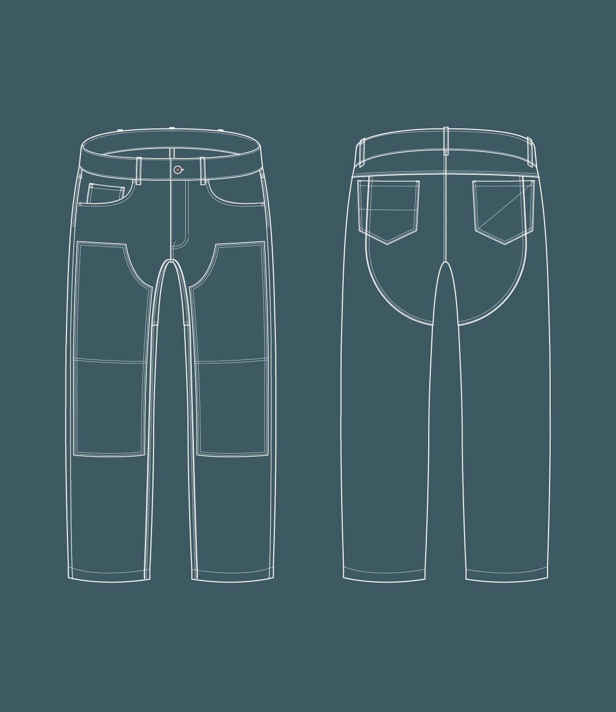 Field Pant Special Edition - Navy Apparel Best Made Co