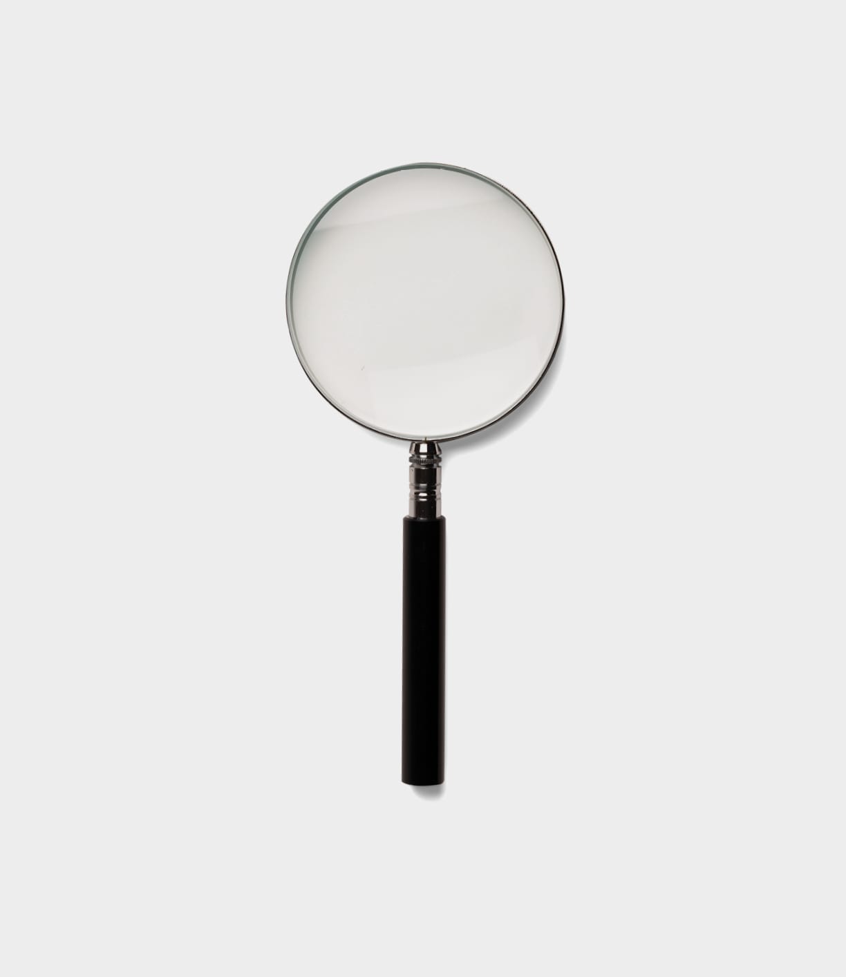 The Best Made Co. Japanese Magnifying Glass, featuring a black handle and a round, scratch-resistant optical glass lens, is centered on a plain white background.