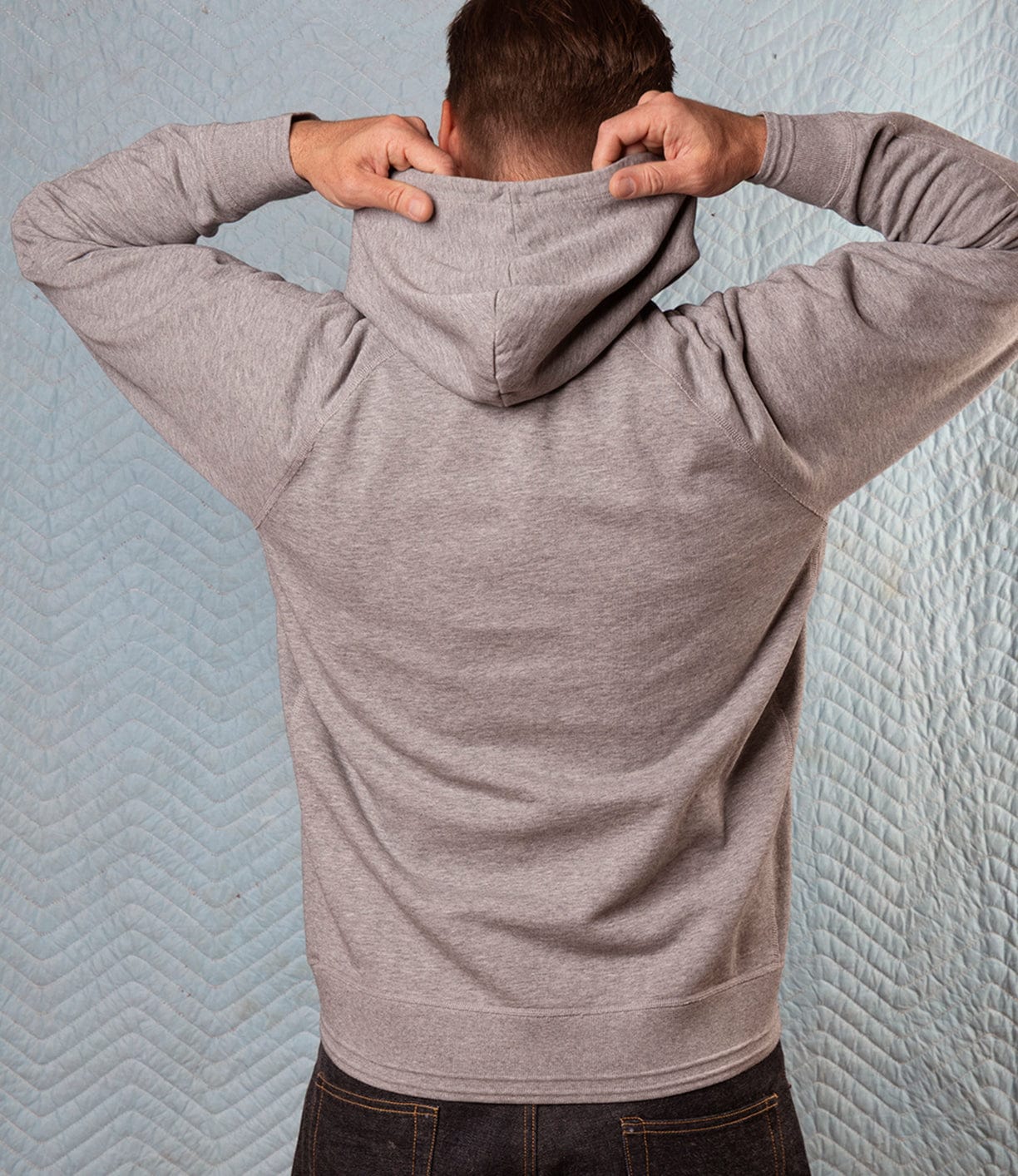 SRS Hooded Heather Gray Apparel Best Made Co.