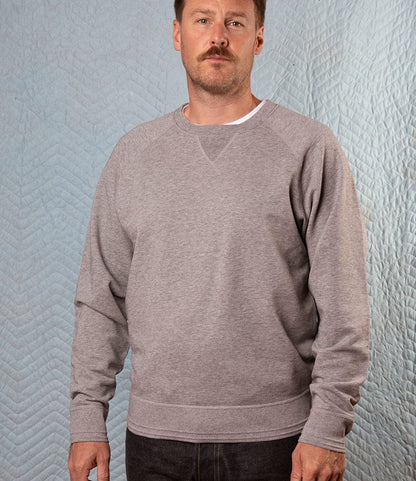 SRS Crewneck Heather Gray Apparel Best Made Co.