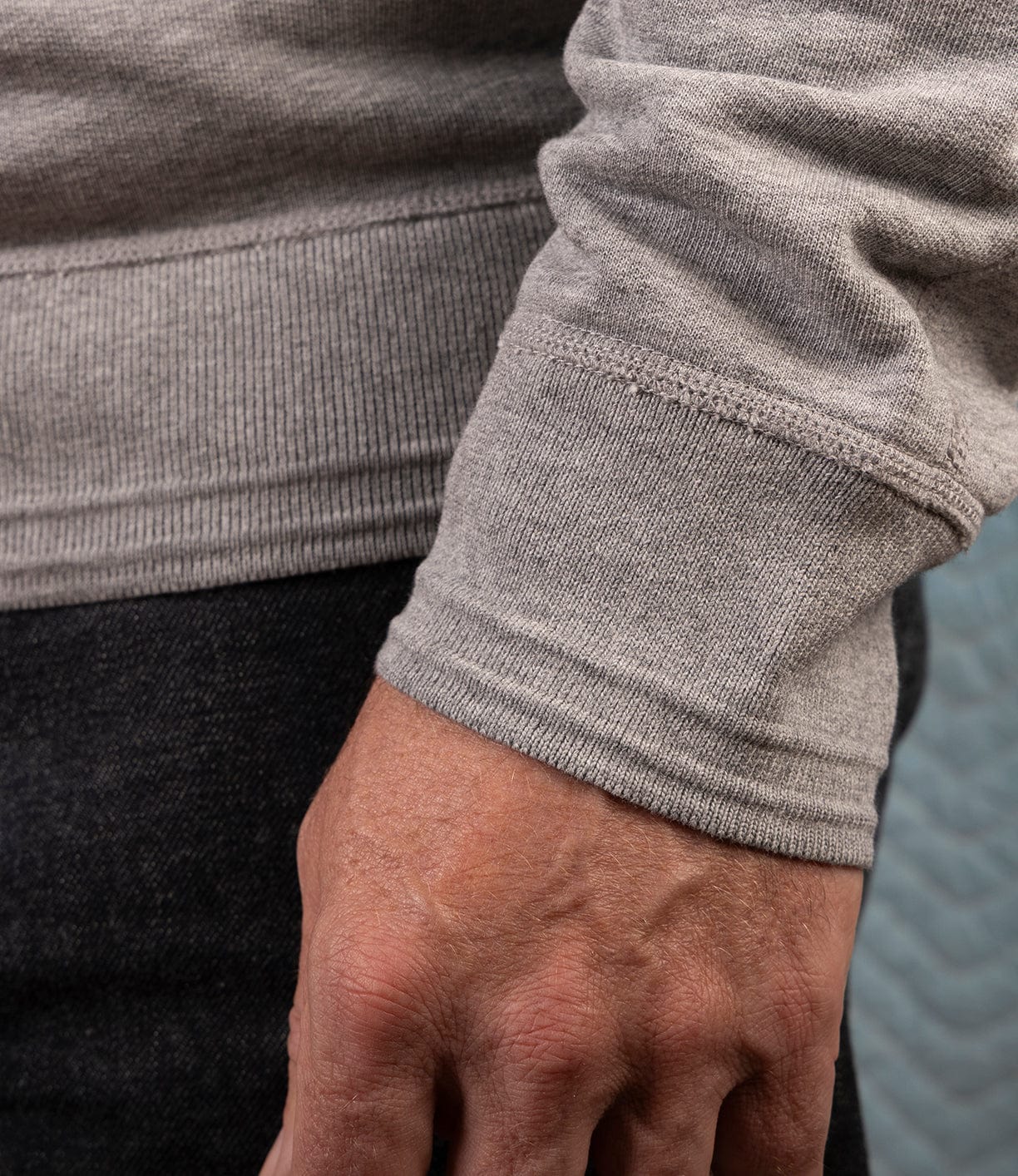 SRS Crewneck Heather Gray Apparel Best Made Co.