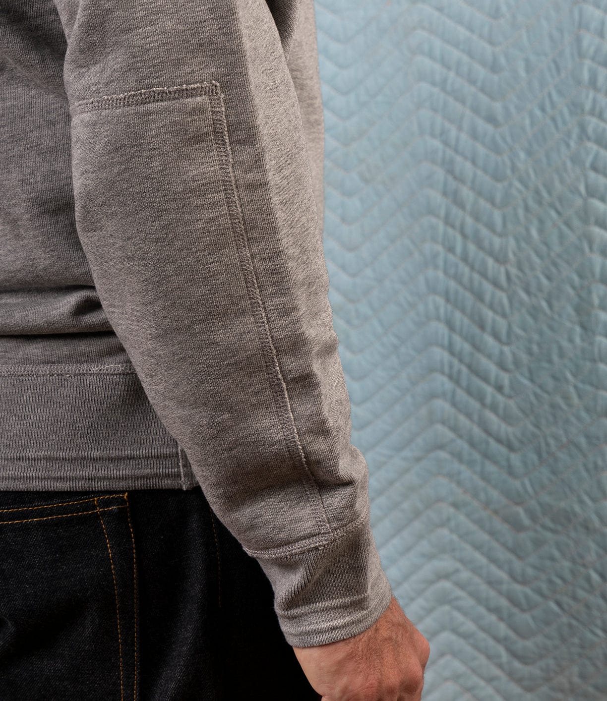 SRS Crewneck Heather Gray Apparel Best Made Co.