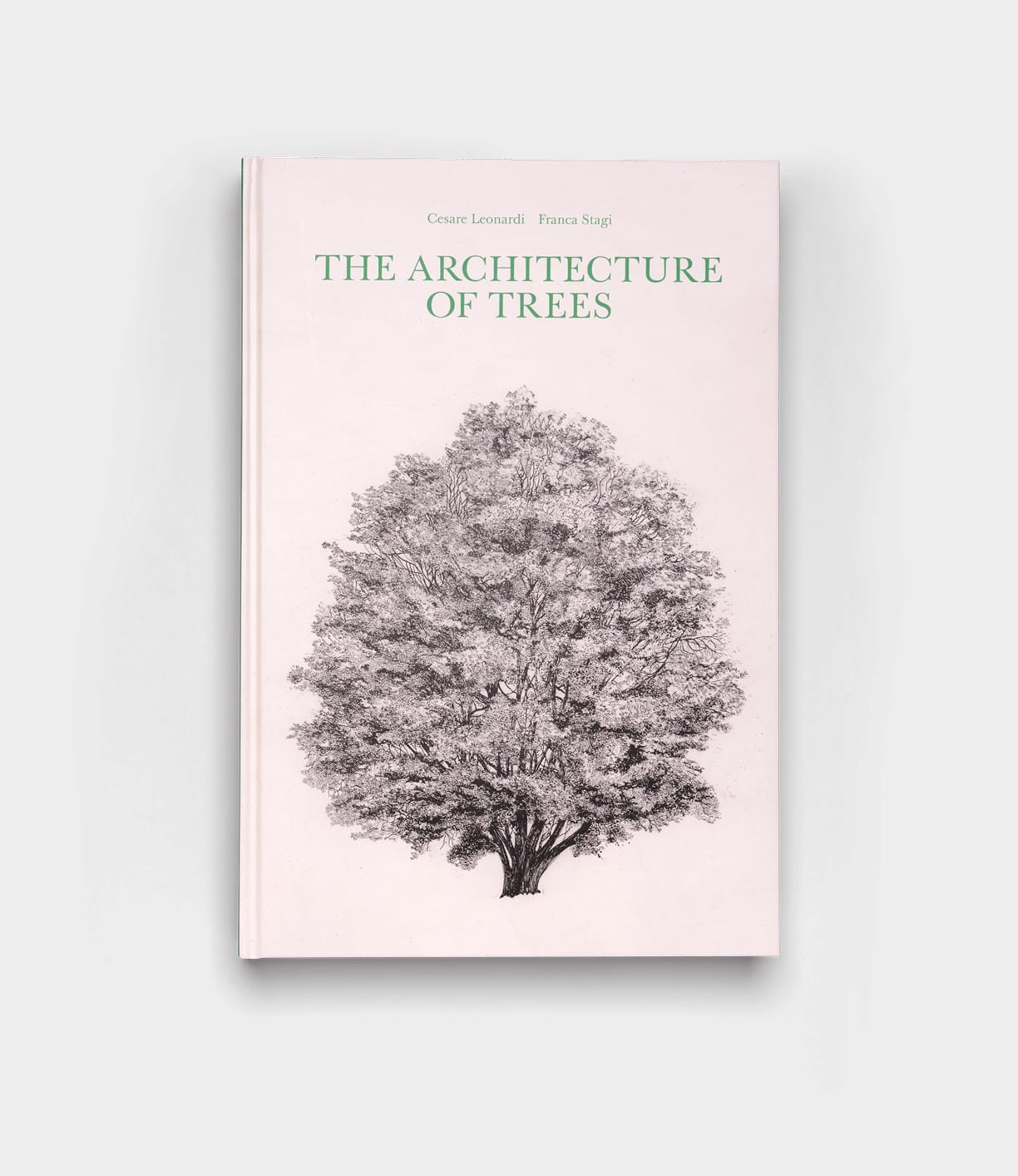 The Architecture of Trees by Best Made Co. features a detailed black-and-white illustration of a large tree on a plain light background, with the authors Cesare Leonardi and Franca Stagi listed at the top.