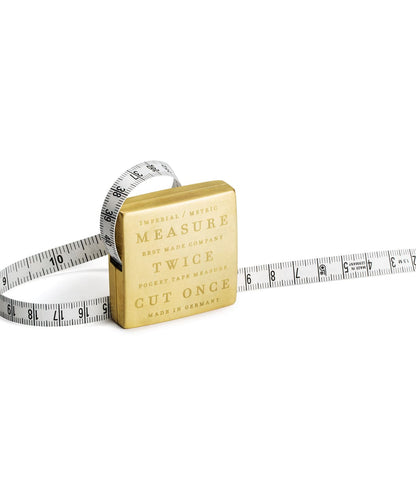 Brass Pocket Measuring Tape Workshop Best Made Company Archive