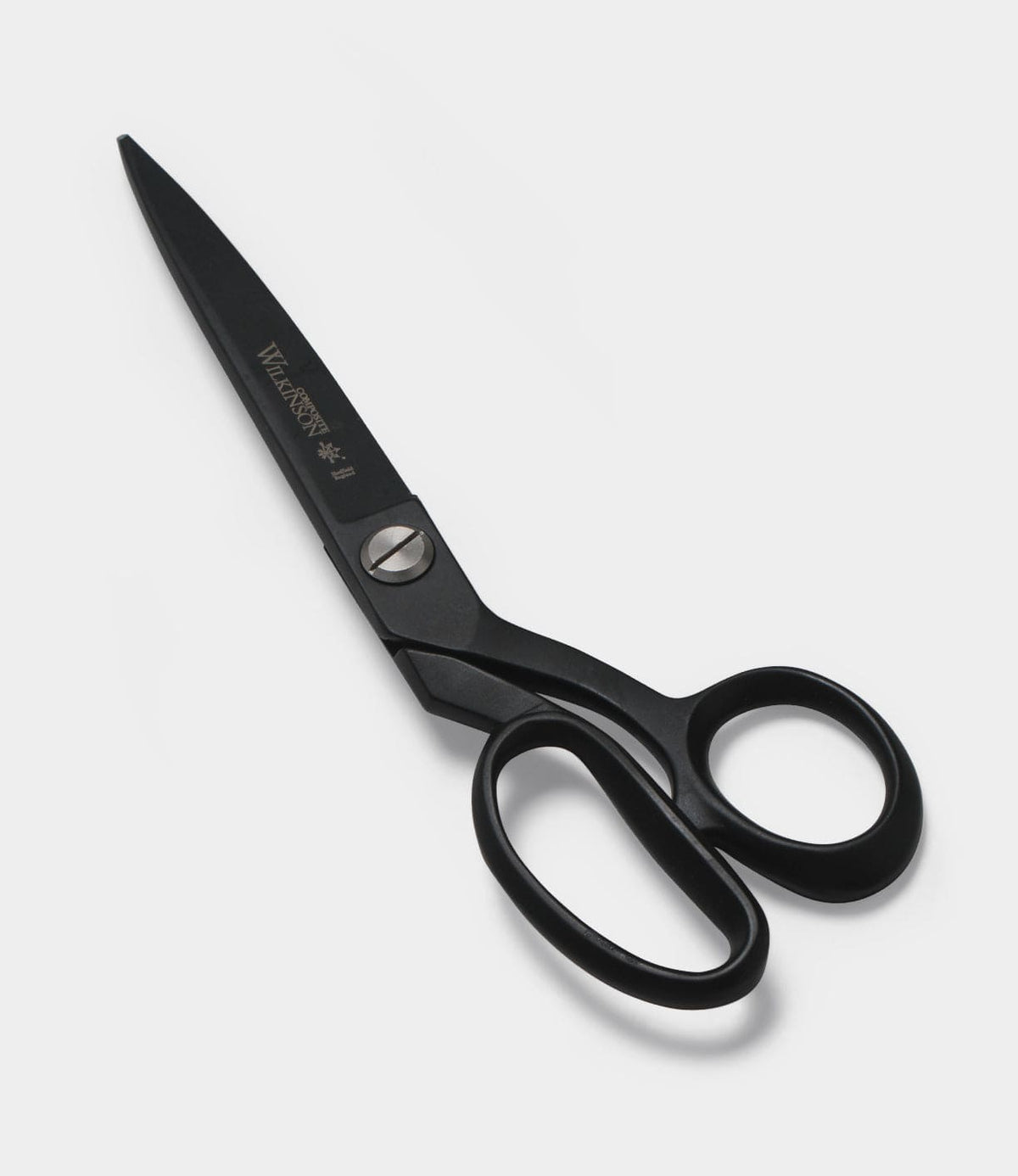 A pair of Best Made Co. Kevlar Shears with sharp, pointed blades and ergonomic handles is displayed on a white background.