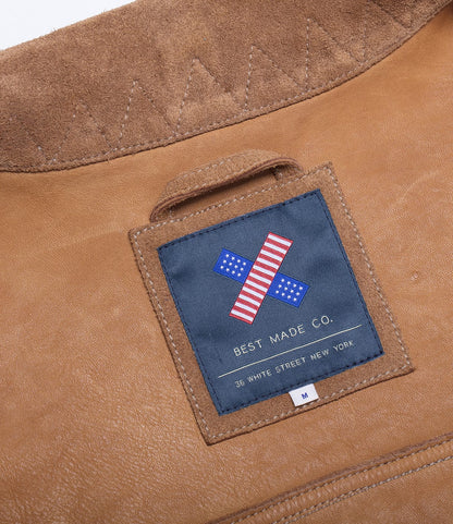 Rough Out Trucker Jacket Outerwear Best Made Company Archive