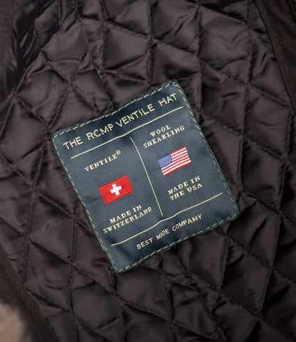 Ventile Shearling RCMP Hat Accessories Best Made Company Archive